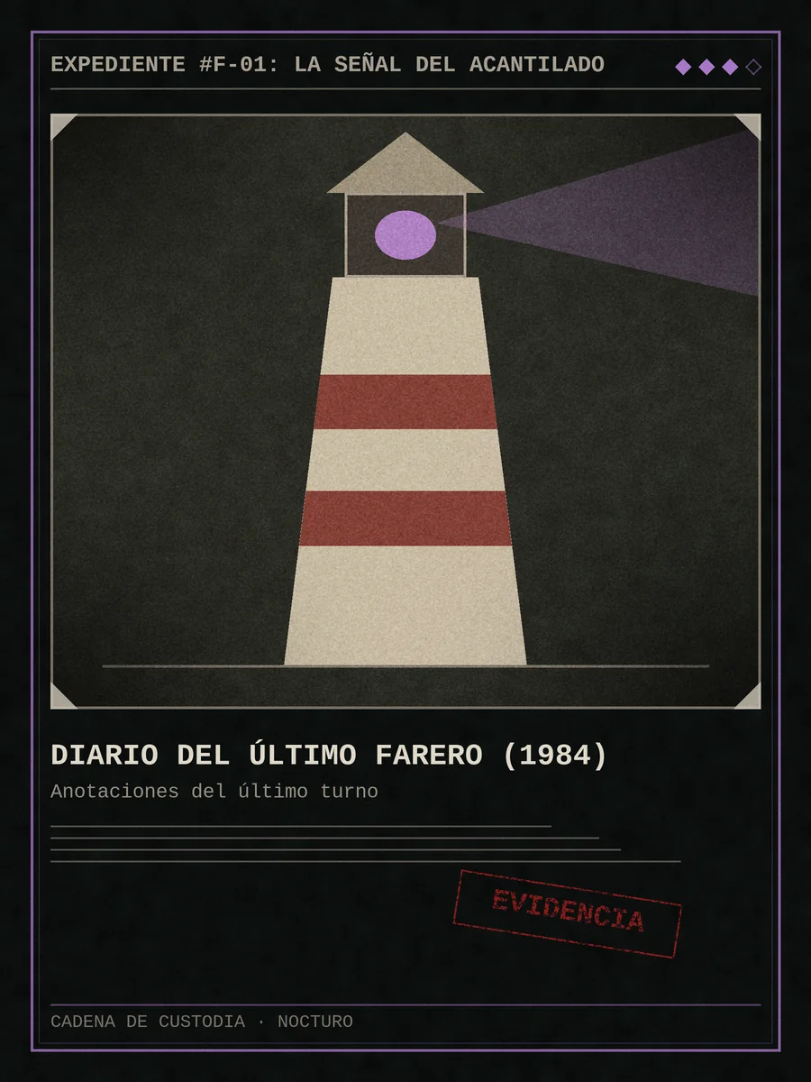 Carta de evidencia: Diario del Último Farero